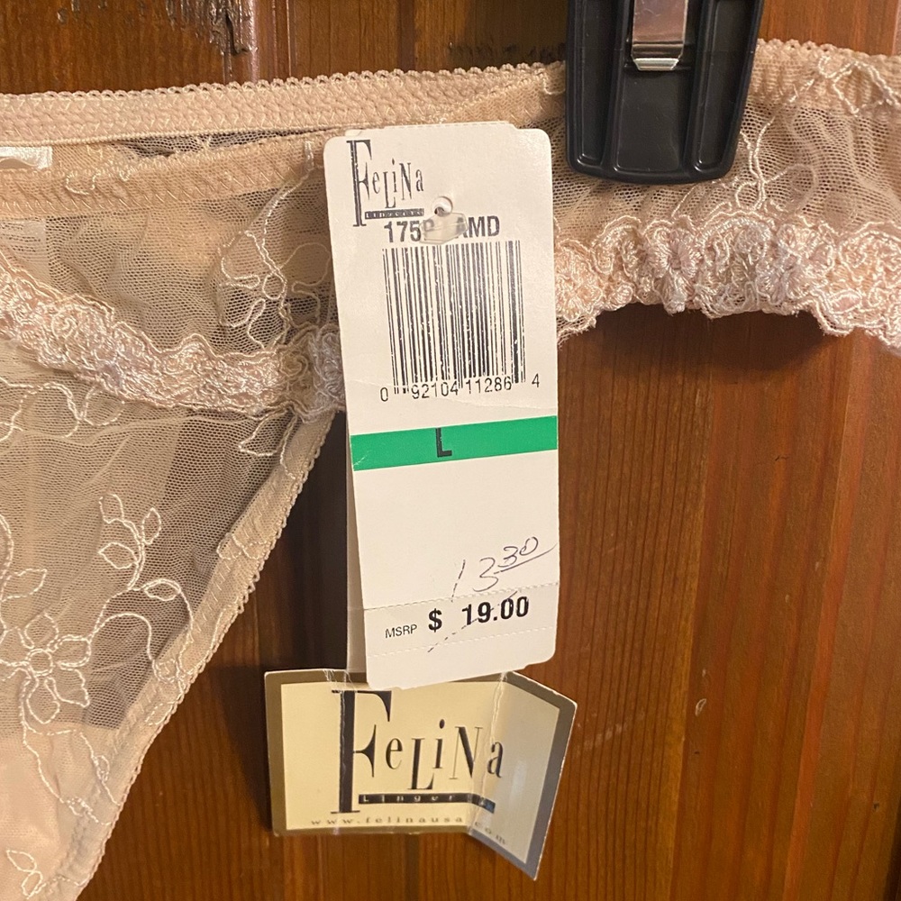 NWT Felina Lace Thong Panties - Picture 2 of 3